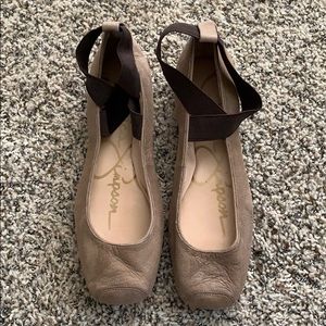 Tan Ballet Flats